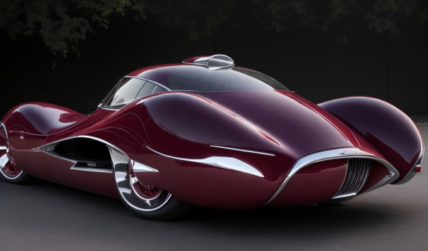 Absolute_Reality_v16_deep_garnet_futuristic_car_from_the_50s_0.jpg