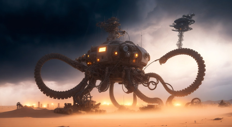 A_biomechanical_octopus_with_lots_of_wires_in_a_0.jpg