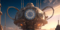 DreamShaper_v7_A_retro_futuristic_clock_with_lots_of_wires_in_1(2).jpg