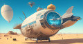 DreamShaper_v7_A_retro_futuristic_clock_with_wings_and_lots_of_0_2.jpg